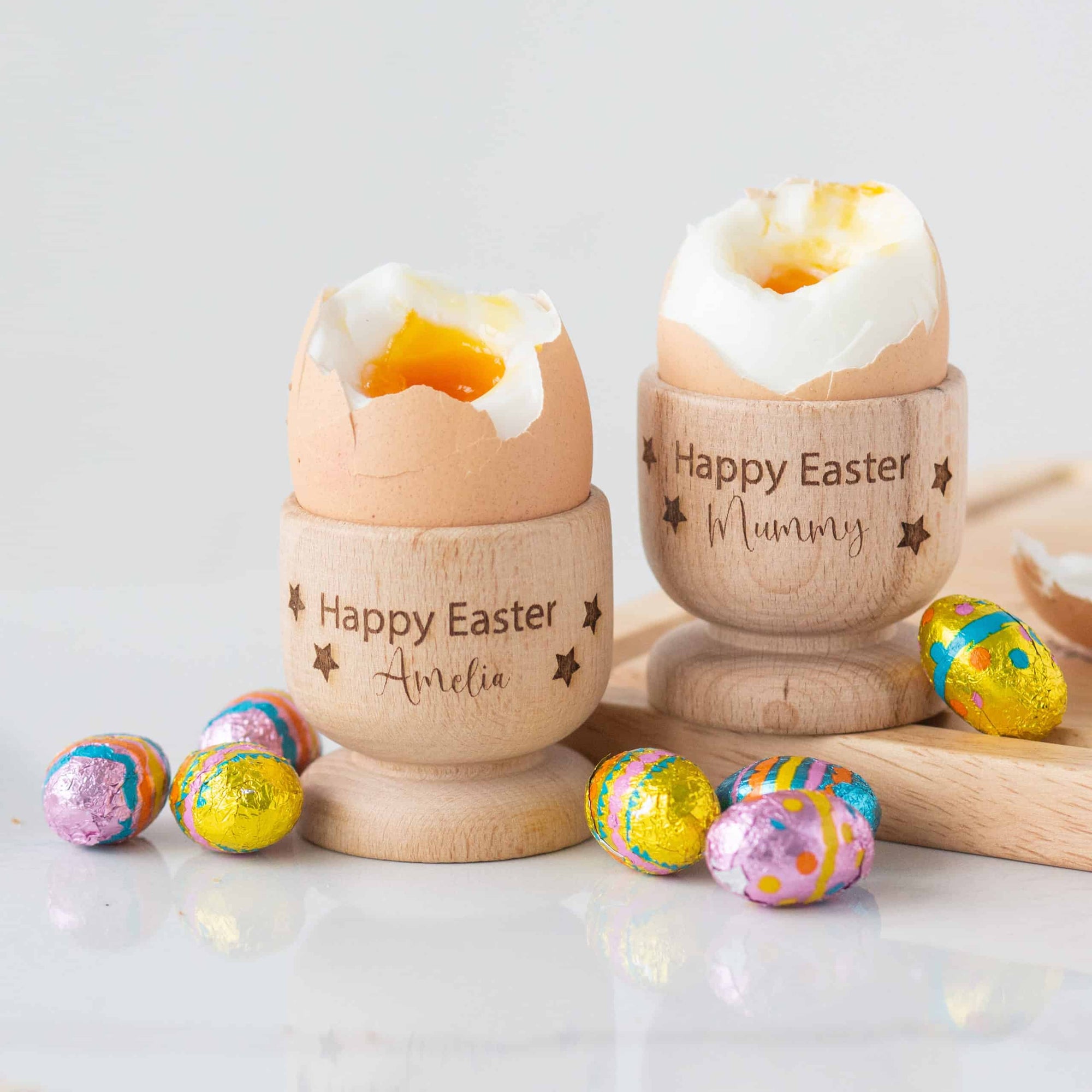 Personalised Happy Easter Egg Cup