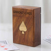 Personalised Luxury Wooden Single Playing Cards Box