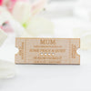 Personalised Mothers Day Ticket