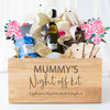 Personalised Wooden Engraved Night Off Crate