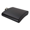 Personalised Black 6oz Hip Flask Wedding Favour Gift Set