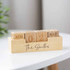 Personalised Bamboo Table Calendar