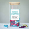 Personalised Glass Label Sweet Jar