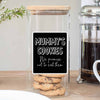 Personalised Glass Cookie Jar