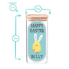 Personalised Glass Easter Biscuit Jar