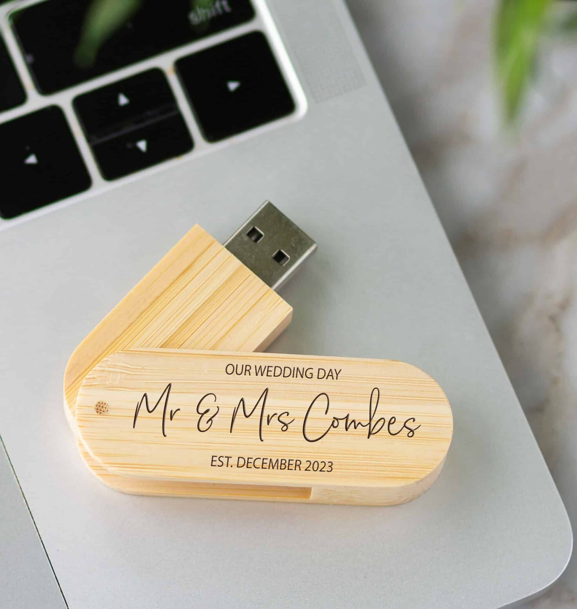 Personalised Wedding USB Stick Flash Drive