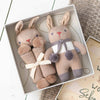 Personalised Cream & Brown Welcome to the World Baby Bunny Gift Set
