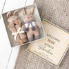 Personalised Cream & Brown Welcome to the world Baby Bunny Gift Set