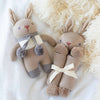 Personalised Cream & Brown Welcome to the World Baby Bunny Gift Set