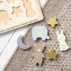 Personalised Wooden Bear Puzzle Toy