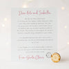Personalised Letter From Santa and Wooden Button