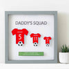 Personalised Any Colour Family Sports T-shirt Frame - Multiple Sizes