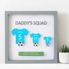 Personalised Any Colour Family Sports T-shirt Frame - Multiple Sizes