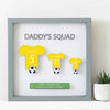 Personalised Any Colour Family Sports T-shirt Frame - Multiple Sizes