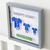 Personalised Any Colour Family Sports T-shirt Frame - Multiple Sizes