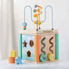 Personalised Kids Wooden Toy Motor Activity Cube