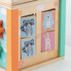 Personalised Kids Wooden Toy Motor Activity Cube
