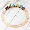 Wooden Letter Name Train Toy Pastel & Light Colours