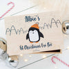 Personalised Penguin & Hat Christmas Eve Box