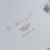 Personalised Large Floral Grey Wedding Day Scrapbook