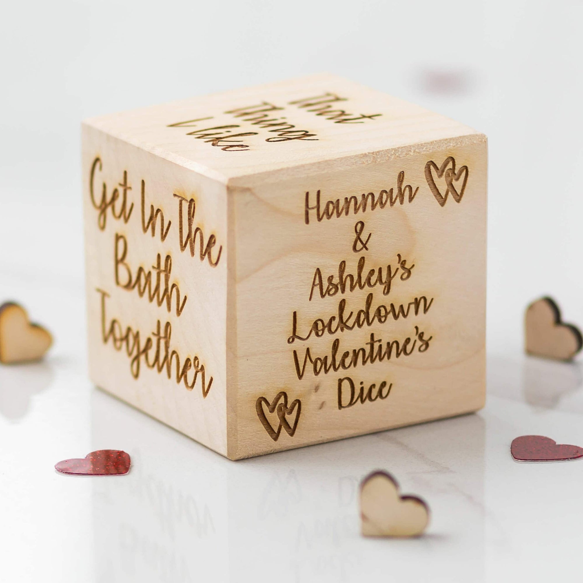 Personalised Valentine's Fun Dice