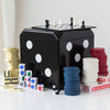 Personalised Black Dice Board 6 in 1 Game Set