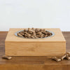 Personalised Single Paw Print Bamboo Pet Bowl