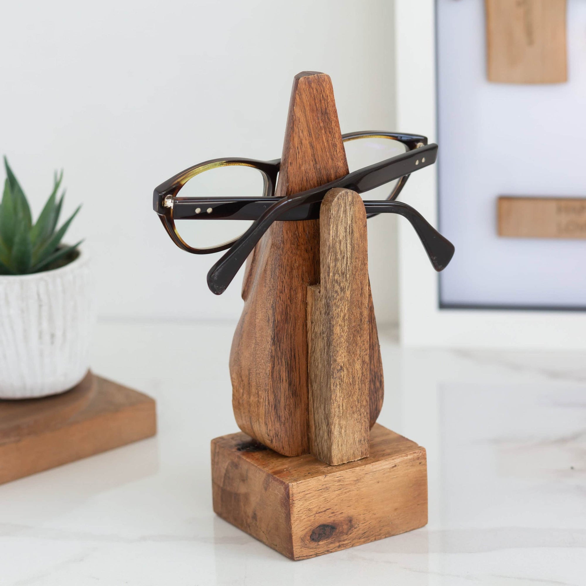Personalised Men's Glasses Stand