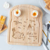Personalised Triceratops Dinosaur Breakfast Egg Board