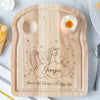 Personalised Wooden Unicorn Breakfast Board