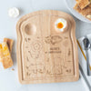 Personalised Wooden Safari Breakfast Egg Board