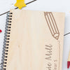 Personalised A5 Bamboo Back To School Notebook