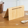 Personalised Bamboo Floral Recipe Book or Tablet Stand