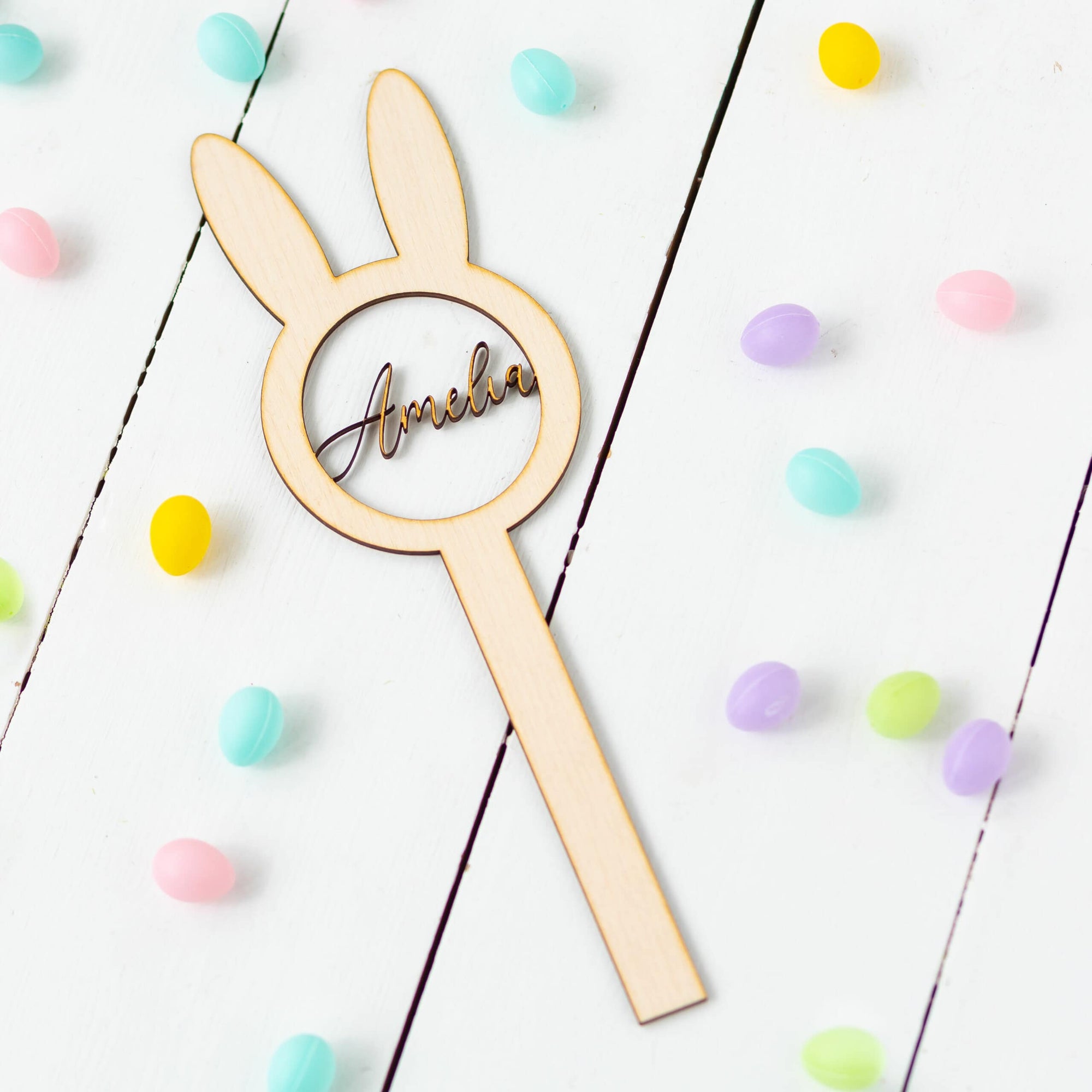Personalised Wooden Easter Wand
