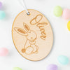 Personalised Wooden Easter Bunny Hanging Decoration