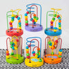 Personalised Wooden Safari Mini Beaded Puzzle Toy