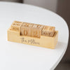 Personalised Bamboo Table Calendar