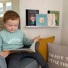 Personalised Wooden White Book Shelf