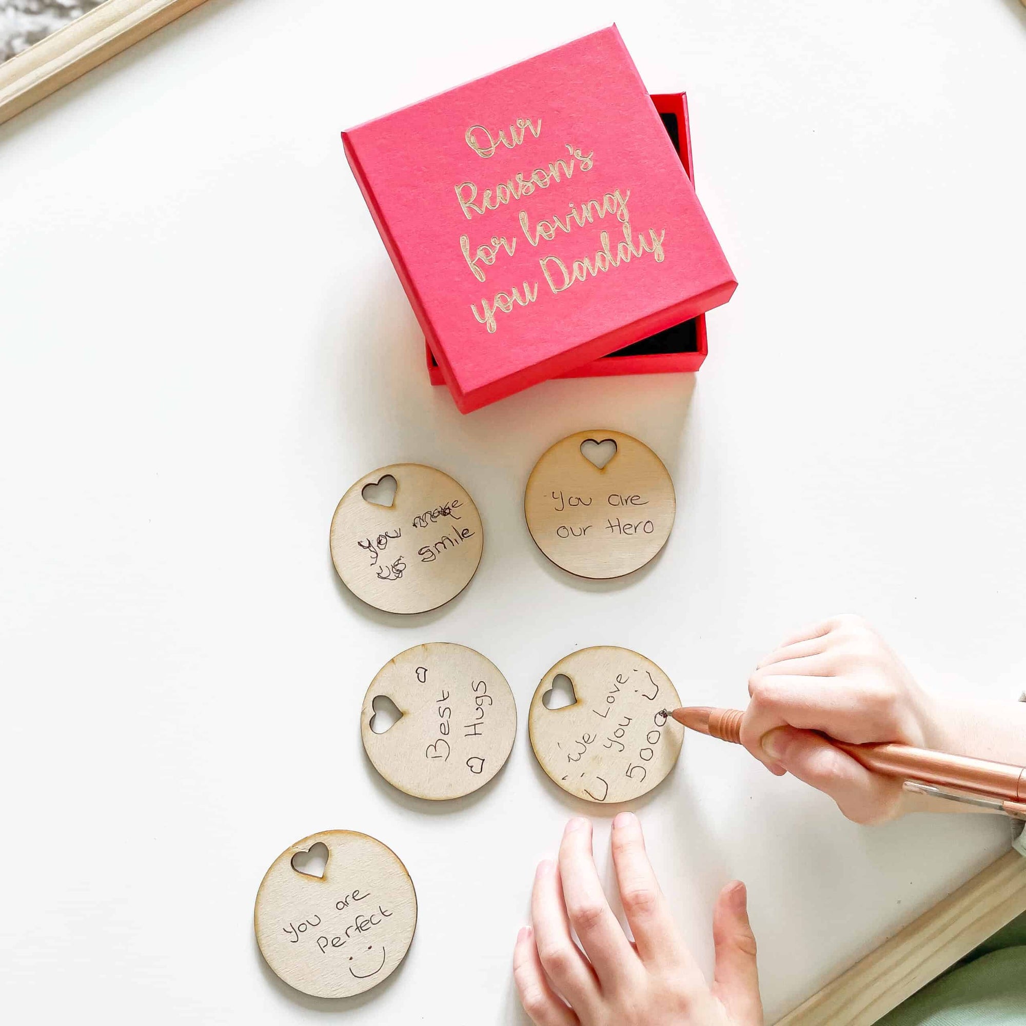 Personalised 'Reasons For Loving' Token Box