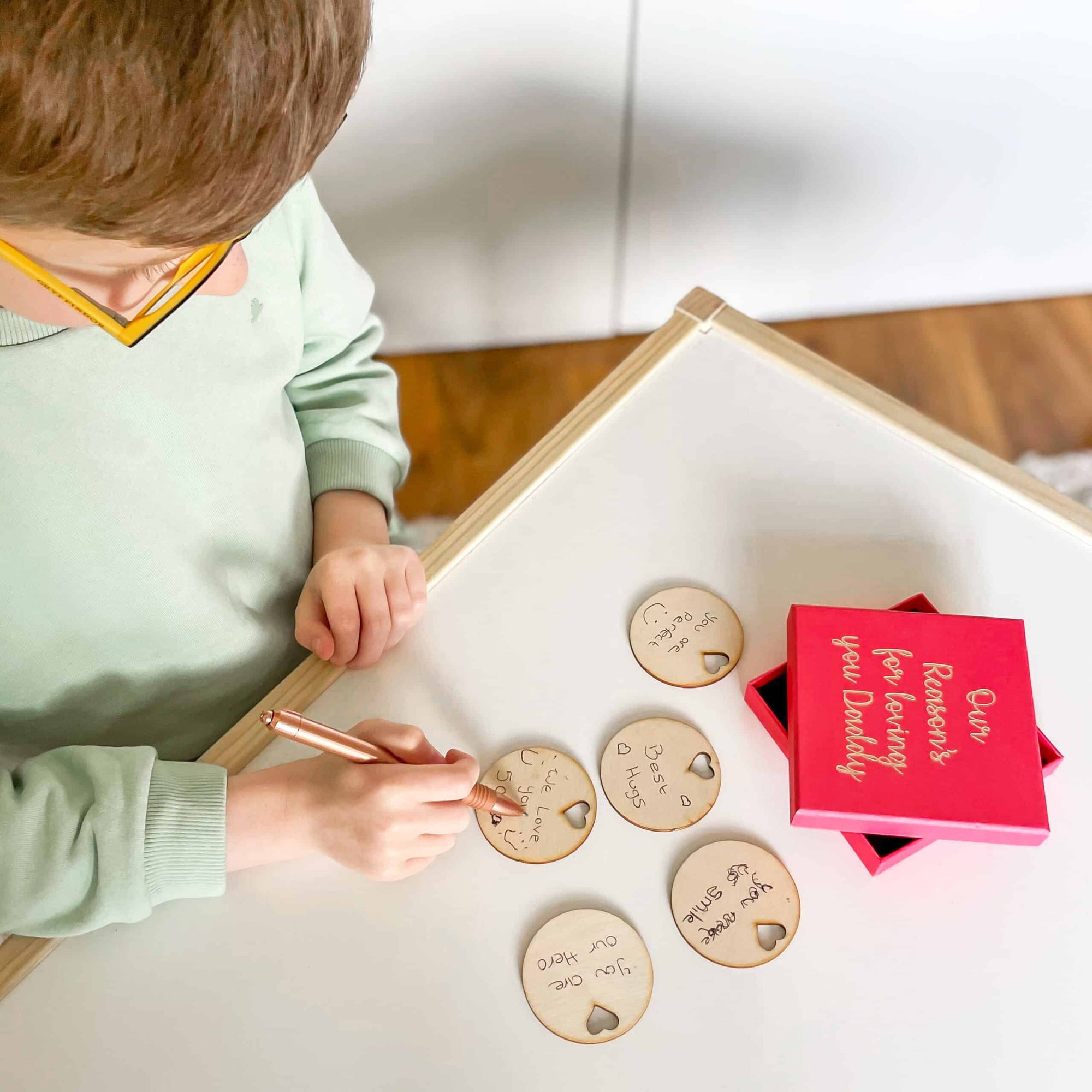 Personalised 'Reasons For Loving' Token Box