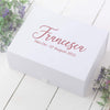 Personalised Bridesmaid Box - Choose Your Colour and Size