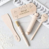 Personalised Christmas Kids Wooden Baking Set
