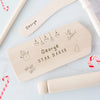 Personalised Christmas Kids Wooden Baking Set