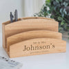 Personalised Wooden Mr & Mrs Letter Desk Organiser