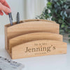 Personalised Wooden Mr & Mrs Letter Desk Organiser