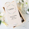 Personalised Congratulations Two Bottle Sliding Wooden Wine Box