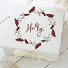Personalised Autumn Fall Wedding Bridesmaid Boxes