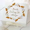 Personalised Autumn Fall Wedding Bridesmaid Boxes