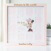 Personalised Disney Minnie Mouse My First Year Frame