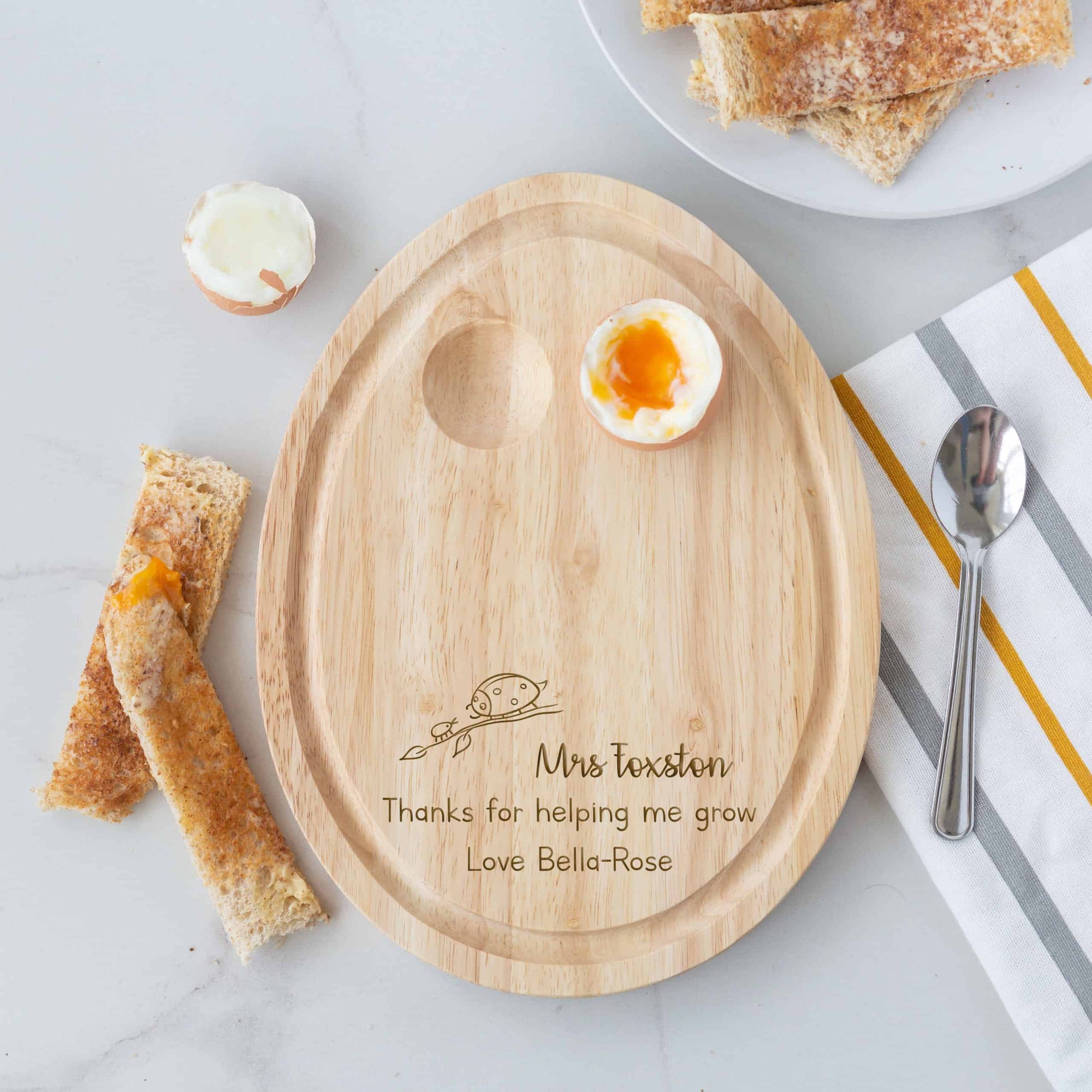 Personalised Wooden Thank You Teacher Egg Board